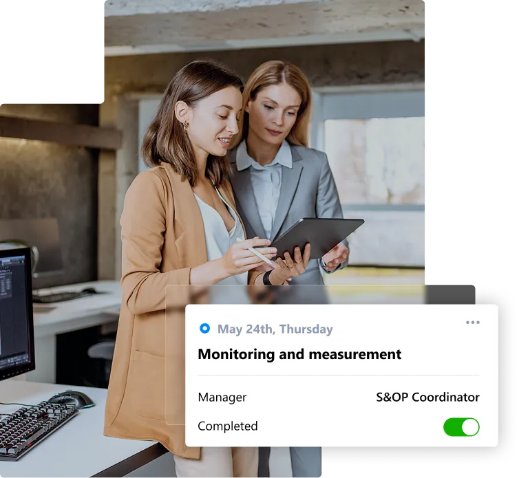 A more efficient  S&OP Cycle  with SCP