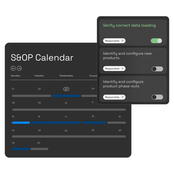 S&OP Calendar