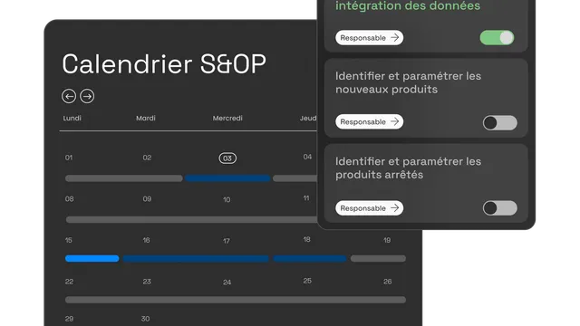 Calendrier du cycle S&OP 2026