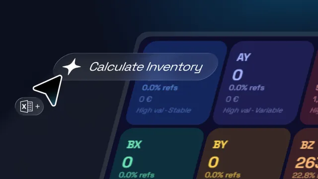 Inventory ABC–XYZ Calculator: classify your SKUs