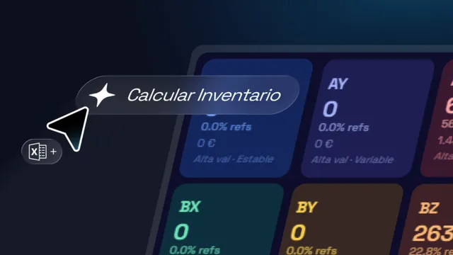 Calculadora ABC-XYZ de Inventario: clasifica tus referencias