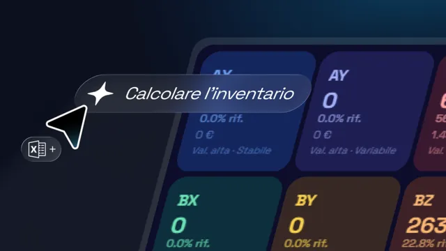 Calcolatore ABC-XYZ di Inventario: classifica gratis le tue referenze