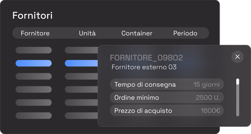 Gestione fornitori