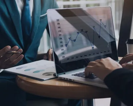 Business owners analyzing the company's operational excellence.