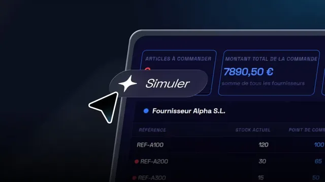 Simulateur de commandes d’achat : calculez quoi commander, en quelle quantité et auprès de quel fournisseur