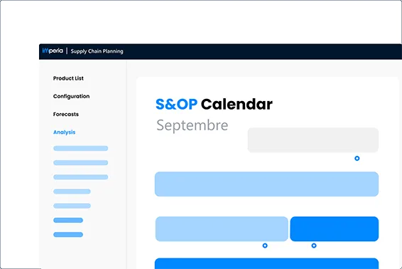 Calendar S&OP