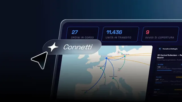 Supply Chain Control Tower: visualizzate la rete di approvvigionamento e individuate i rischi di rifornimento