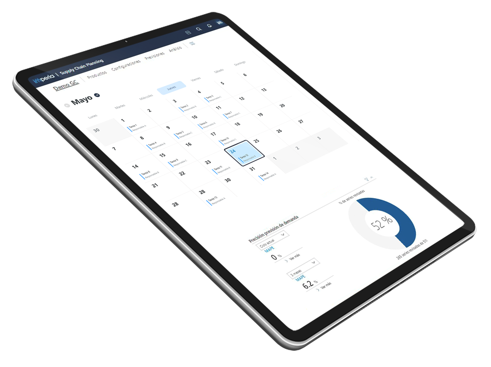 S&OP cycle monthly calendar